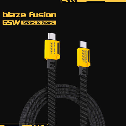 Blaze Fusion 120W Fast Charging Carbon fiber design cable (C-C Type)