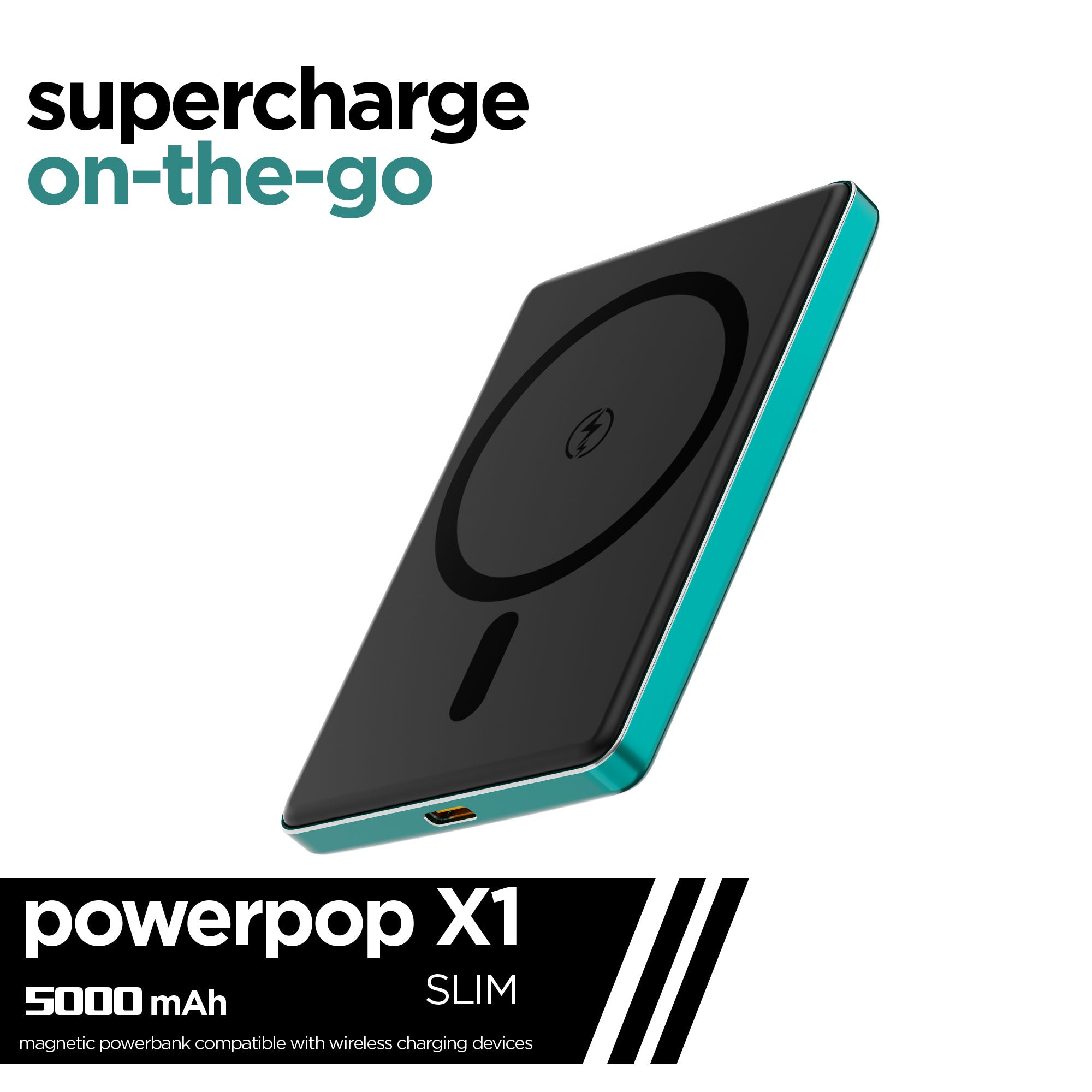 Powerpop X1 Teal Green