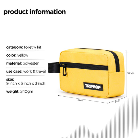 Everyday Toiletry Bag (Yellow)