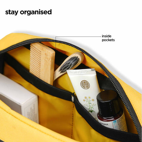 Everyday Toiletry Bag (Yellow)