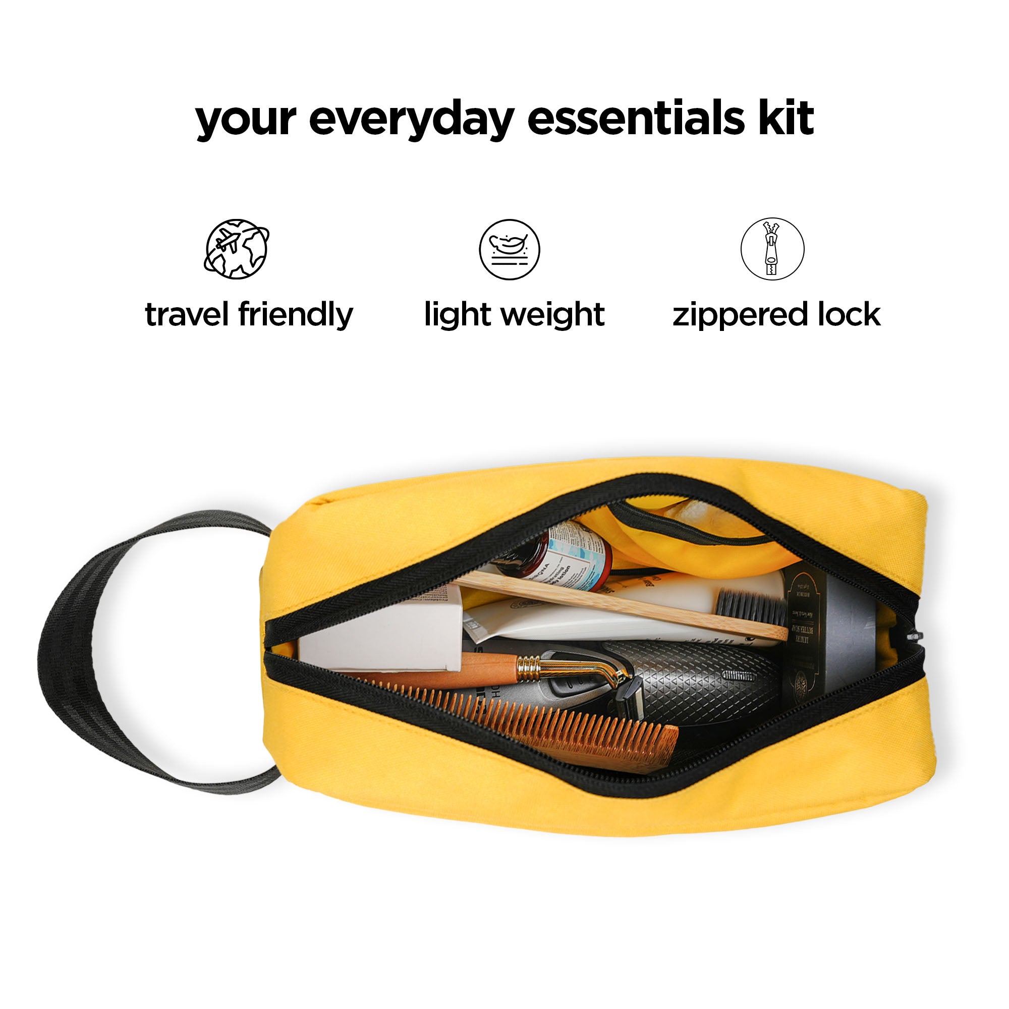 Everyday Toiletry Bag (Yellow)